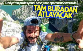 Türkiye'nin profesyonel base jump sporcusu Samsun'da uçacak