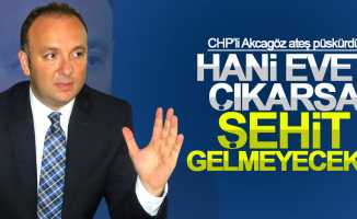 CHP'li Akcagöz'den Samsunlu şehitlerle ilgili açıklama