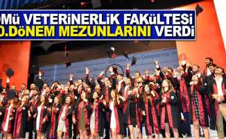 OMÜ Veterinerlik Fakültesi 10.dönem mezunlarını verdi