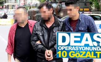 Samsun'da DEAŞ operasyonu: 10 gözaltı