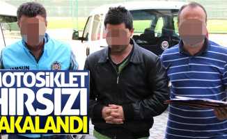 Samsun'da motosiklet hırsızı yakalandı