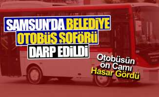 Samsun'da otobüs şoförü darp edildi