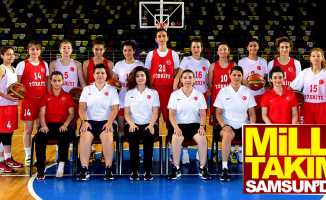 Türkiye İşitme Engelliler Kadın Basketbol Milli Takımı Samsun'da