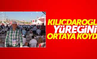CHP'li Akcagöz: Kılıçdaroğlu yüreğini ortaya koydu