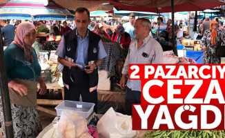 Samsun'da 2 pazarcıya ceza yağdı