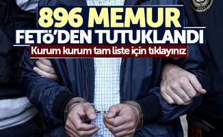 Samsun'da 896 memur FETÖ'den tutuklandı