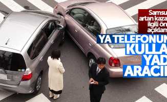 Samsun'da artan kazalarla ilgili açıklama
