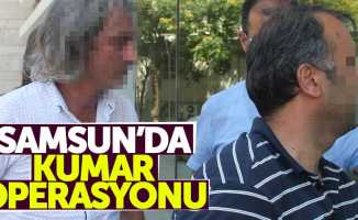 Samsun'da kumar operasyonu: 3 gözaltı