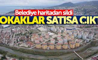 Samsun'da skandal: Sokaklar satılıyor