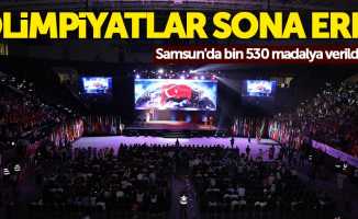 Samsun'daki olimpiyatlarda bin 530 madalya verildi