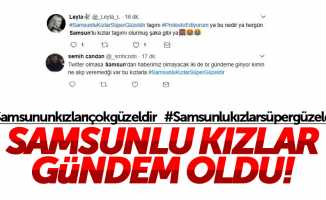 Samsun'un kızları sosyal medyada gündem oldu