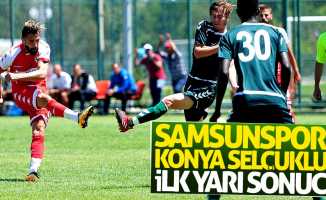 Samsunspor 1 Konya Selçuklu 0 (İlk yarı sonucu) 