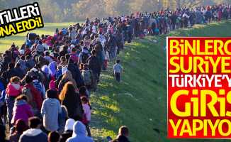 Tatilleri sona erdi! Binlerce Suriyeli Türkiye'ye giriş yapıyor