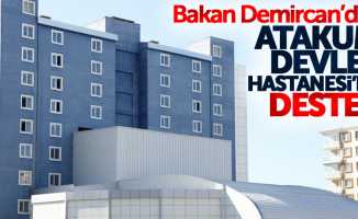 Atakum'da yapılacak hastaneye Bakan Demircan'dan destek