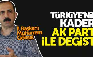 Muharrem Göksel: Türkiye'nin kaderi AK Parti ile değişti
