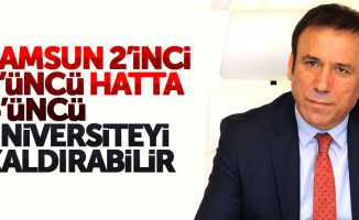Osman Genç: Samsun 4 üniversiteyi kaldırabilir
