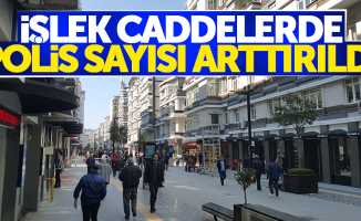 Samsun'da işlek caddelerdeki polis sayısı arttırıldı