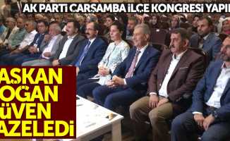 AK Parti Çarşamba ilçe kongresi yapıldı