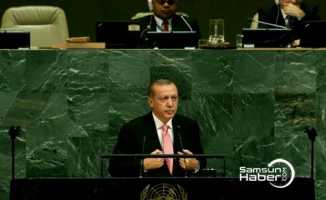 Cumhurbaşkanı Erdoğan, BM Genel Kurulu’nda sert konuştu