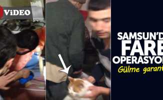 Samsun'da fare operasyonu: Gülme garantili