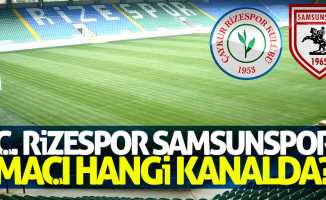 Ç. Rizespor Samsunspor maçı hangi kanalda saat kaçta?