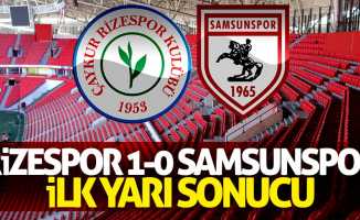 Ç.Rizespor – Samsunspor 1-0 (İlk Devre)