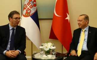 Cumhurbaşkanı Recep Tayyip Erdoğan'a Sırbistan Cumhurbaşkanı Vucic'ten övgülü sözler