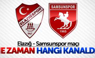 Elazığ - Samsunspor maçı ne zaman hangi kanalda