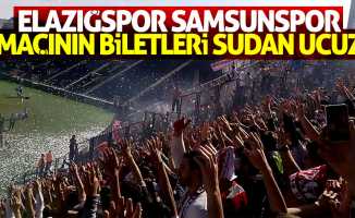 Elazığspor Samsunspor maçının bilet fiyatları açıklandı 