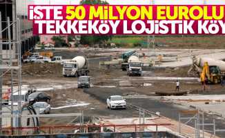 İşte 50 milyon Euroluk Tekkeköy Lojistik Köy