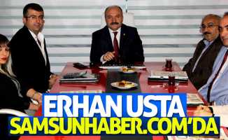 MHP Samsun Milletvekili Erhan Usta Samsunhaber.com'u ziyaret etti