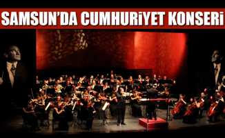 Samsun'da Cumhuriyet konseri
