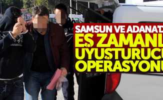 Samsun'da eş zamanlı operasyon: 12 gözaltı