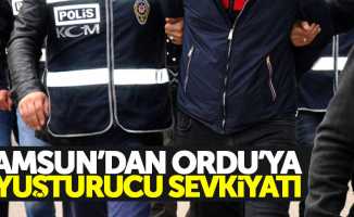 Samsun'da Ordu'ya uyuşturucu götüren iki kişi tutuklandı