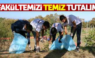 Samsun'da üniversiteliler çöp topladı