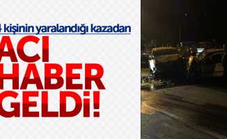 Samsun'daki korkunç kazadan acı haber