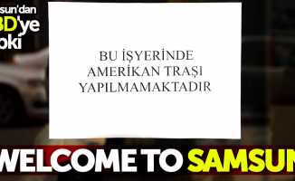Samsun'dan ABD'ye tepki: Amerikan tıraşı yasaklandı