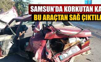 Samsun’da korkutan kaza: 3 yaralı