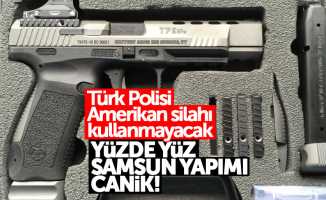 Türk polisi ABD değil Samsun marka silah kullanacak