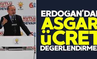 Erdoğan asgari ücret zammı ile ilgili konuştu