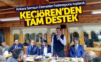 Ankara Samsun Dernekler Federasyonu toplantı yaptı