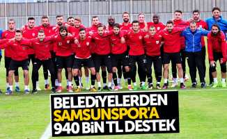 Belediyelerden Samsunspor’a 940 Bin TL destek