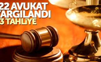 Samsun'da 3 avukata tahliye