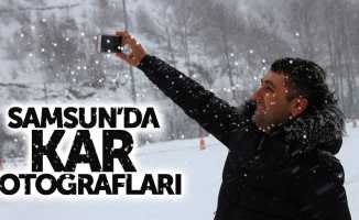 Samsun'da kar fotoğrafları