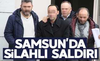 Samsun'da silahlı saldırı: 1 kişi adliyede