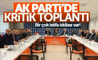 AK Parti Samsun'da kritik toplantı