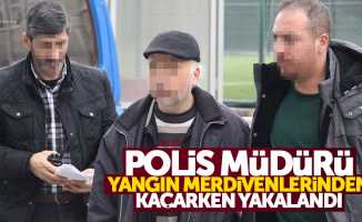 Samsun'da Çevik Kuvvet Şube Müdürü kaçarken yakalandı