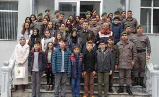 Samsun'da öğrencilerden Afrin'e destek