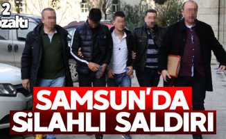 Samsun'da silahlı yaralama: 2 gözaltı