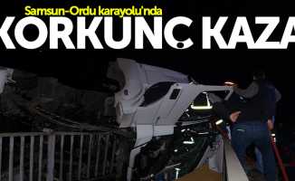Samsun-Ordu karayolu'nda korkunç kaza: 1 ölü